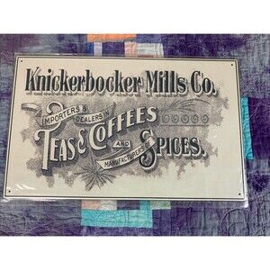 Knickerbocker Mills Co.  Ohio Wholesale Inc 16x10 Rustic Retro Metal Signs Decor